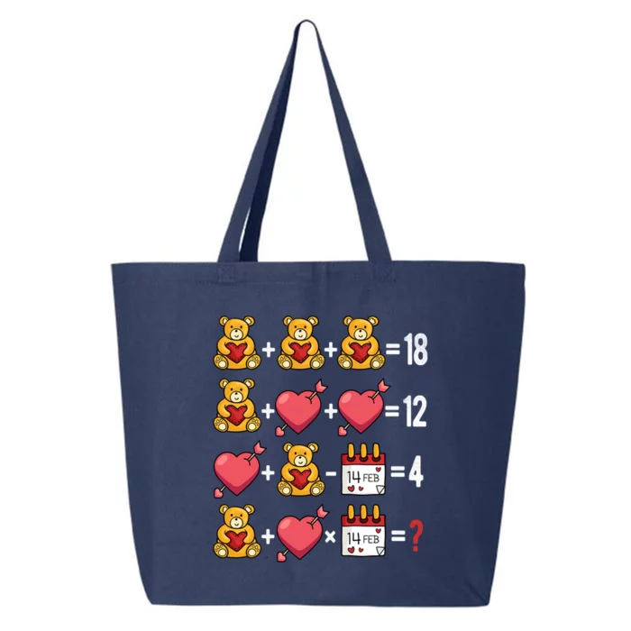 Valentines Day Order Of Operations Valentines Math Teacher Gift 25L Jumbo Tote