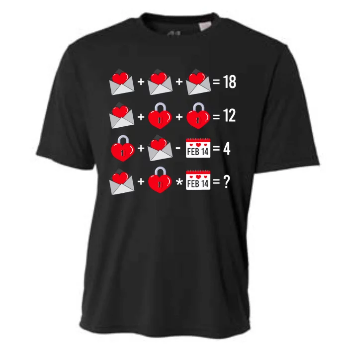 Valentines Day Order Of Operations Valentines Math Teacher Cooling Performance Crew T-Shirt