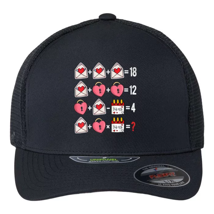 Valentines Day Order Of Operations Valentines Math Teacher Flexfit Unipanel Trucker Cap