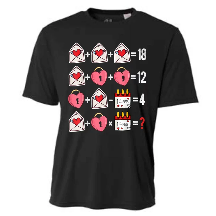 Valentines Day Order Of Operations Valentines Math Teacher Cooling Performance Crew T-Shirt