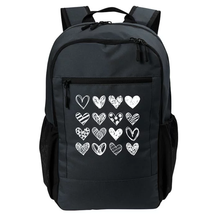 Valentines Day Pattern Hearts Daily Commute Backpack