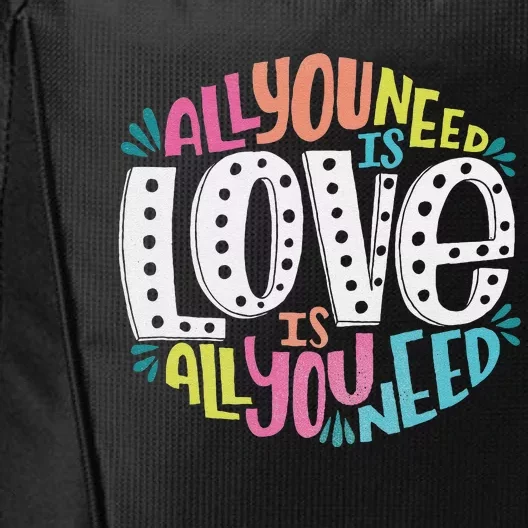 Valentine's Day Product All You Need Is Love City Backpack