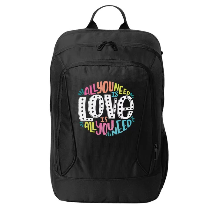 Valentine's Day Product All You Need Is Love City Backpack