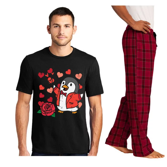 Valentines Day Penguin Cute Great Gift Pajama Set