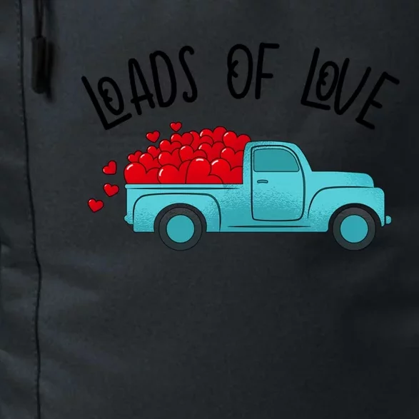 Valentines Day Pickup Dump Truck Loads Of Love Gift Daily Commute Backpack