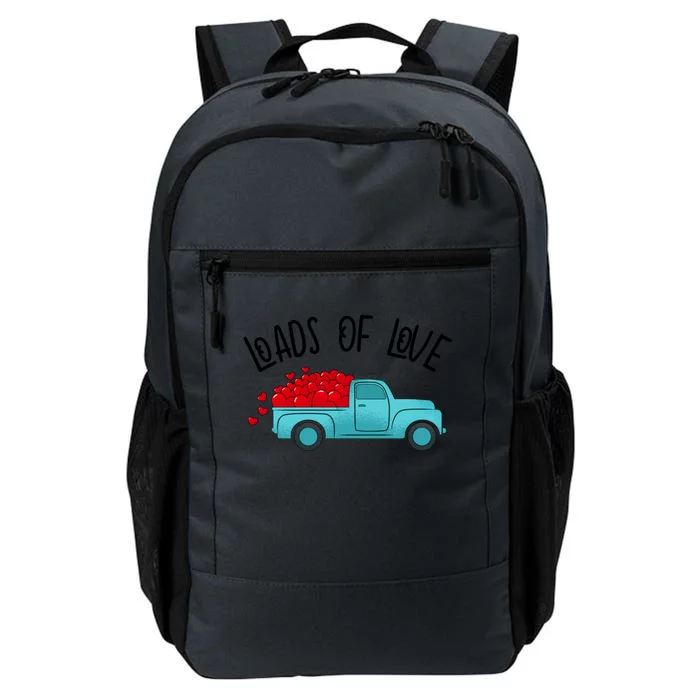 Valentines Day Pickup Dump Truck Loads Of Love Gift Daily Commute Backpack