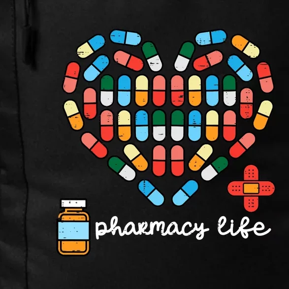 Valentines Day Pharmacy Life Pill Heart Pharmacist Daily Commute Backpack