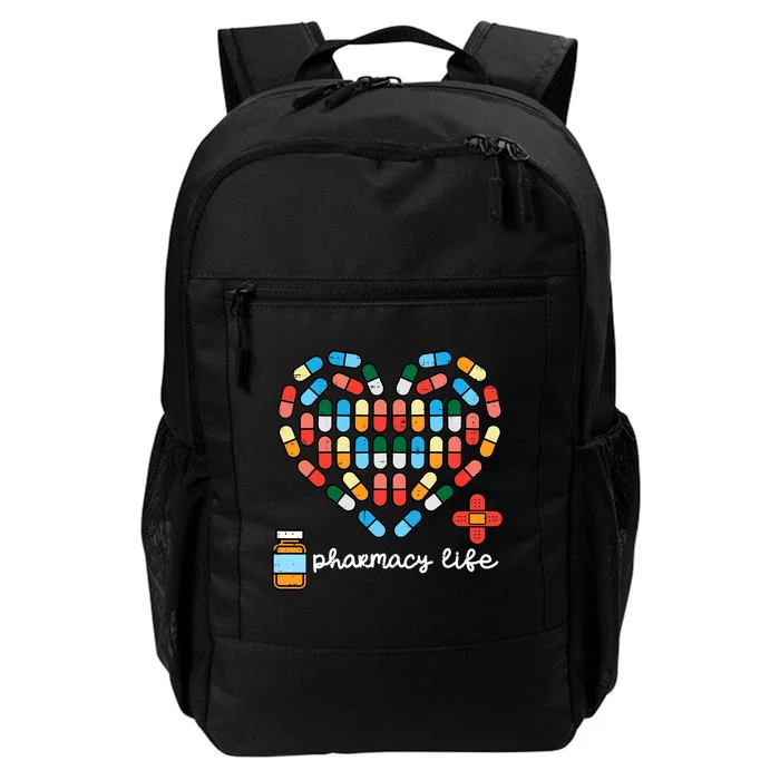 Valentines Day Pharmacy Life Pill Heart Pharmacist Daily Commute Backpack