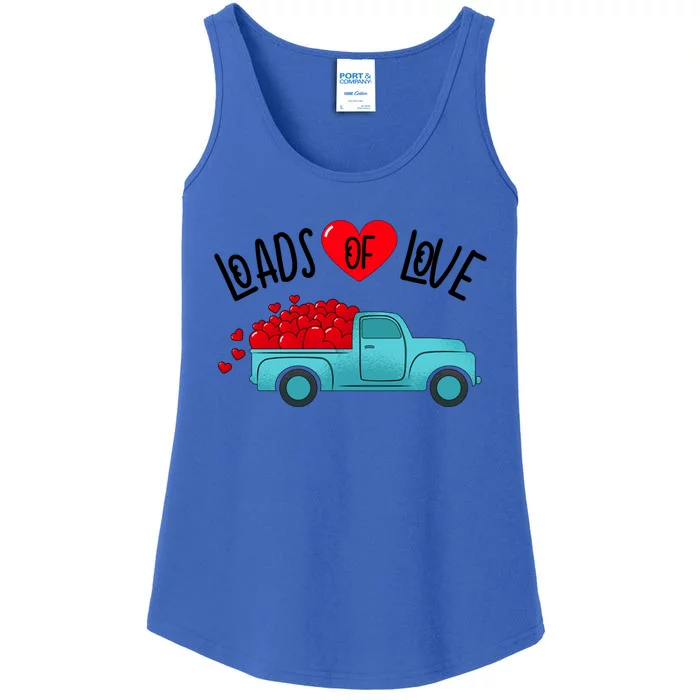 Valentines Day Pickup Truck Loads Of Love Gift Ladies Essential Tank