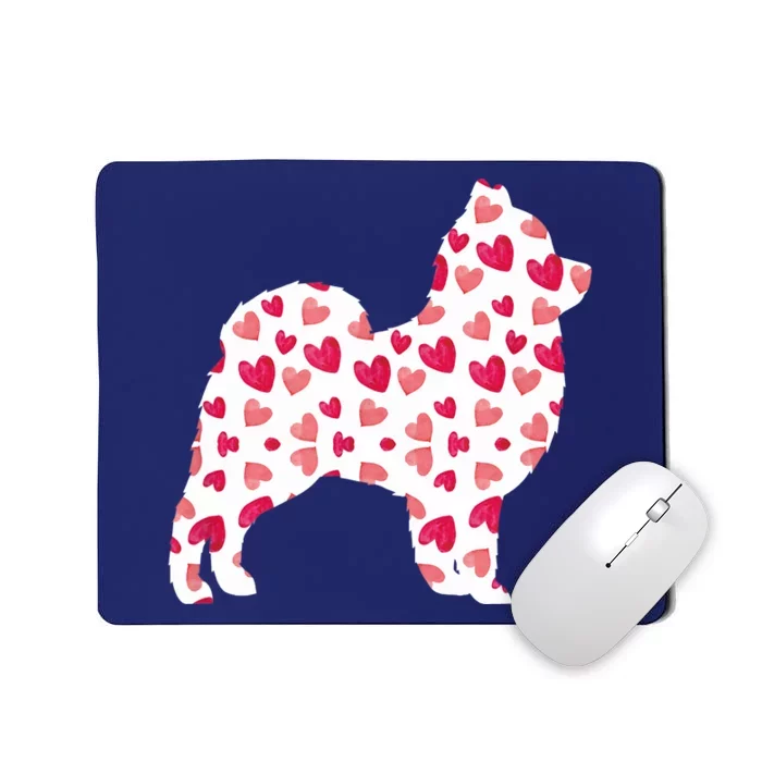 Valentines Day Pomeranian Hearts Puppy Dog Lover Mousepad