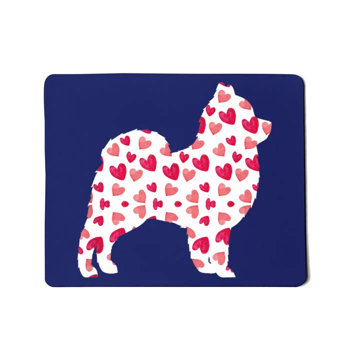 Valentines Day Pomeranian Hearts Puppy Dog Lover Mousepad