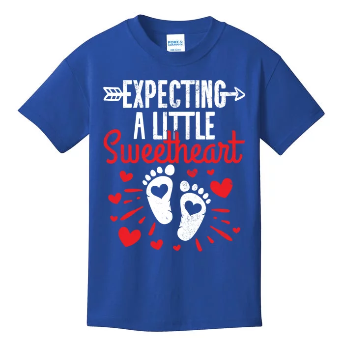 Valentines Day Pregnancy Announcet Meaningful Gift Kids T-Shirt