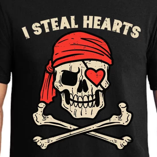 Valentines Day Pirate I Steal Hearts Cool Pajama Set