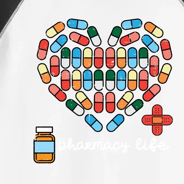 Valentines Day Pharmacy Life Pill Heart Pharmacist Gift Toddler Fine Jersey T-Shirt