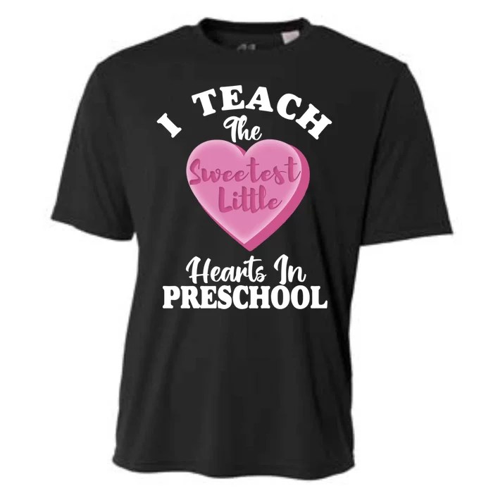 Valentines Day Preschool Teacher For Teachers In Love Gift Cooling Performance Crew T-Shirt