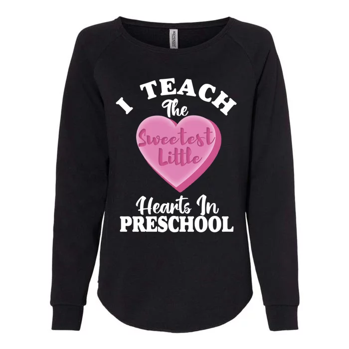 Valentines Day Preschool Teacher For Teachers In Love Gift Womens California Wash Sweatshirt