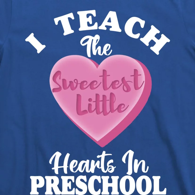 Valentines Day Preschool Teacher For Teachers In Love Gift T-Shirt