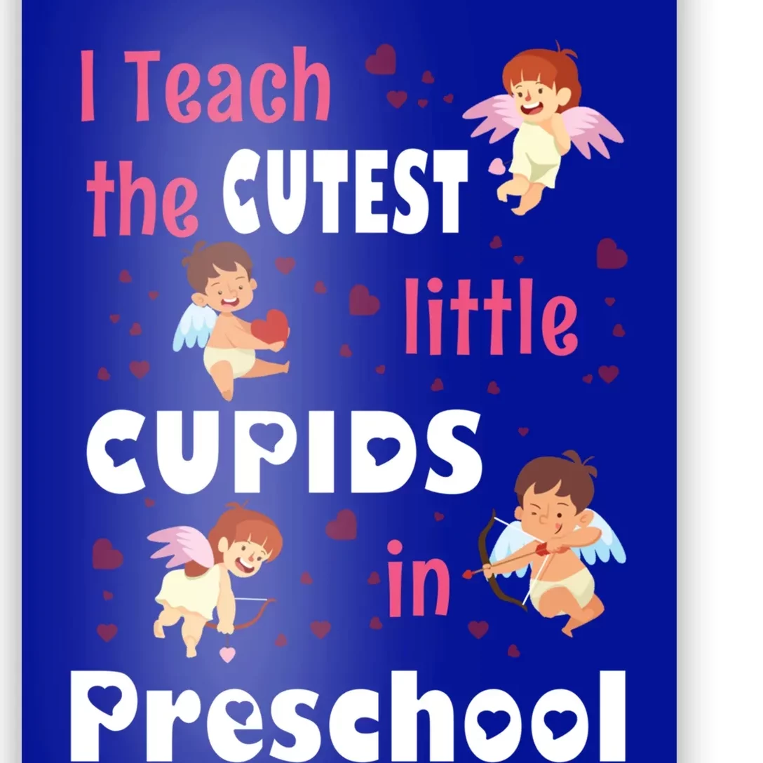 Valentines Day Preschool Teacher Gift For Teachers In Love Gift Poster