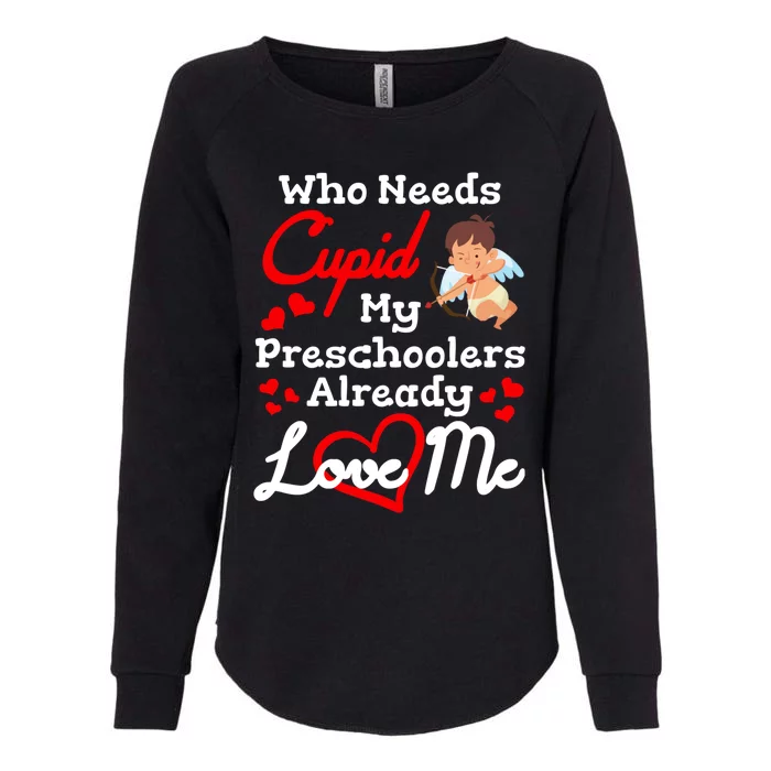 Valentines Day Preschool Teacher Gift For Teachers In Love Gift Womens California Wash Sweatshirt