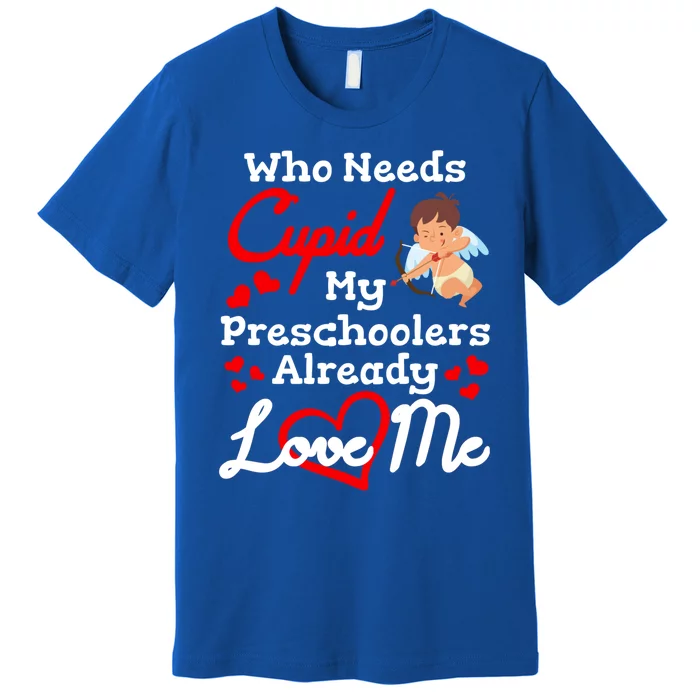 Valentines Day Preschool Teacher Gift For Teachers In Love Gift Premium T-Shirt