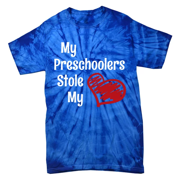 Valentines Day Preschool Teacher Gift For Teachers In Love Gift Tie-Dye T-Shirt