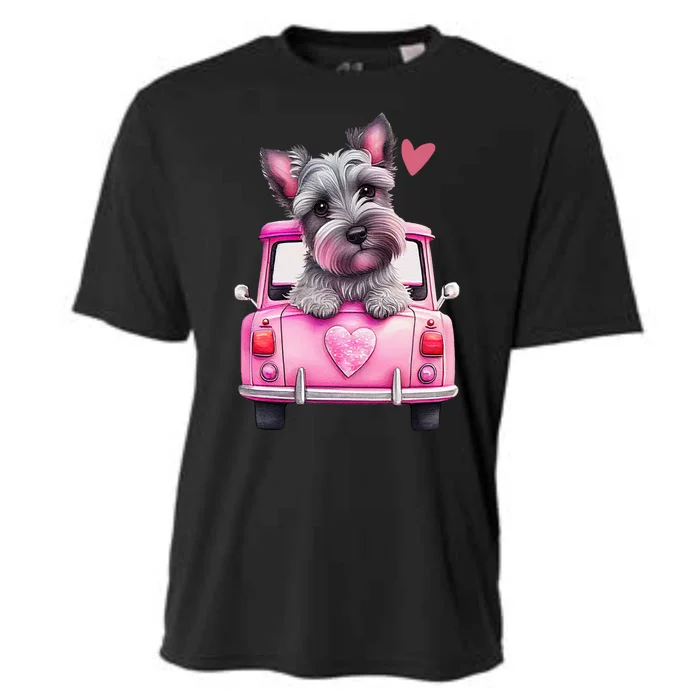 Valentines Day Puppy Cute Gift Cooling Performance Crew T-Shirt