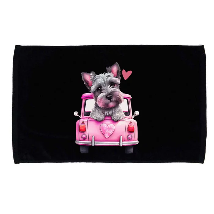 Valentines Day Puppy Cute Gift Microfiber Hand Towel