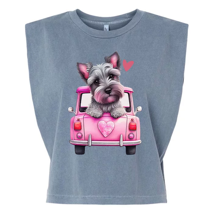 Valentines Day Puppy Cute Gift Garment-Dyed Women's Muscle Tee