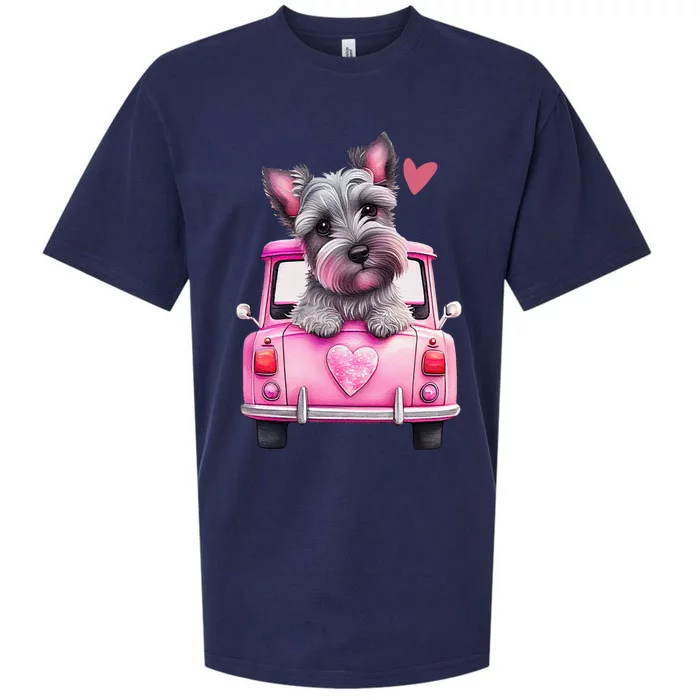 Valentines Day Puppy Cute Gift Sueded Cloud Jersey T-Shirt