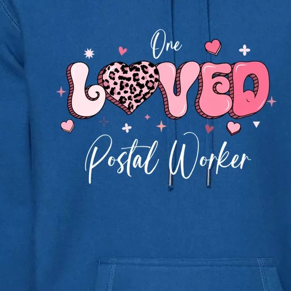 Valentines Day Postal Worker Gift Premium Hoodie