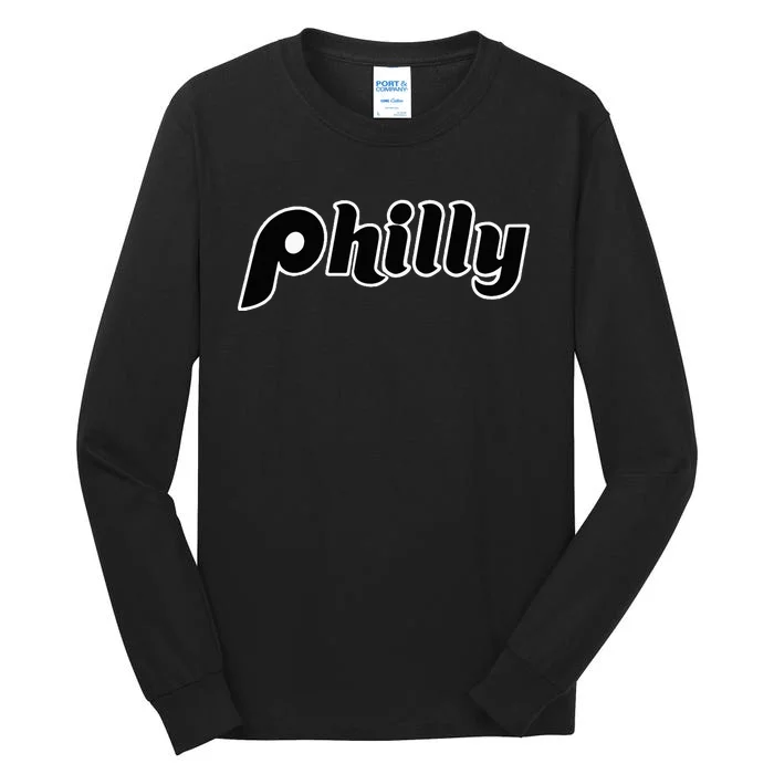 Vintage Distressed Philly Philly Philadelphia Tall Long Sleeve T-Shirt