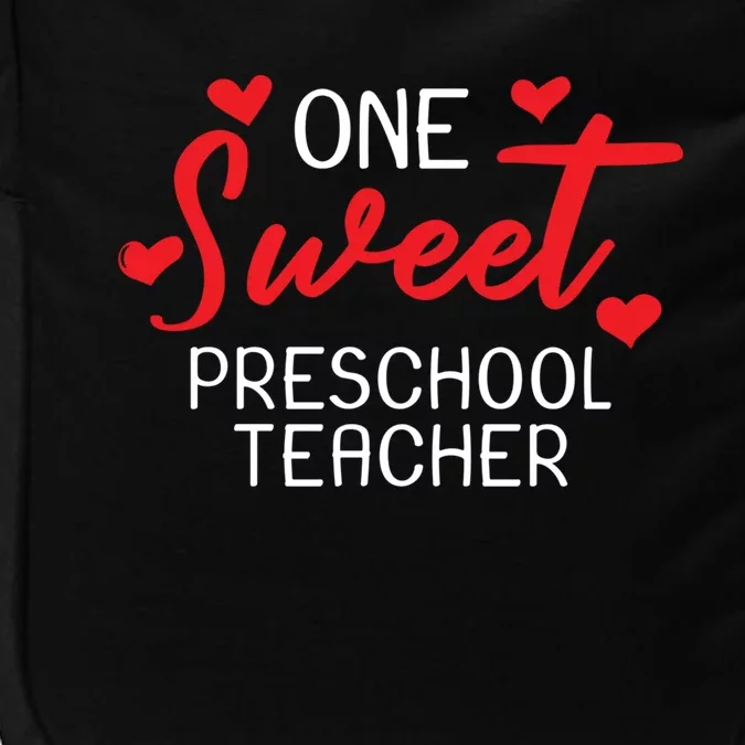 Valentines Day Preschool Teacher Sweet Heart Gift Great Gift Impact Tech Backpack