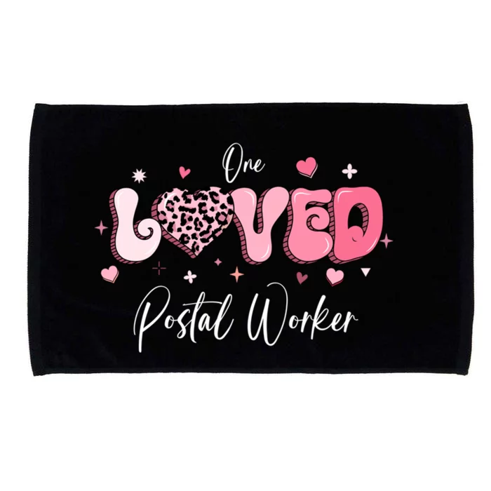 Valentines Day Postal Worker Gift Microfiber Hand Towel