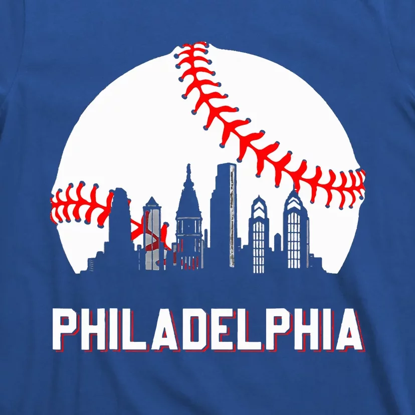 Vintage Distressed Philly Baseball Lovers T-Shirt