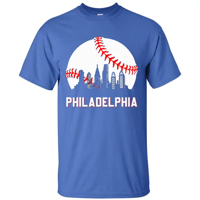 Vintage Distressed Philly Baseball Lovers Tall T-Shirt