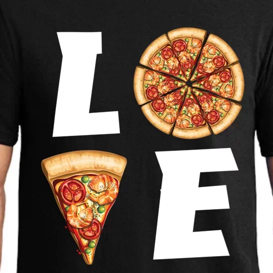 Valentines Day Pizza Lover Gift Pizza Eating Party Pizza Lover Gift Pajama Set