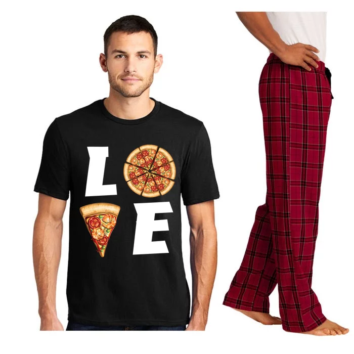 Valentines Day Pizza Lover Gift Pizza Eating Party Pizza Lover Gift Pajama Set