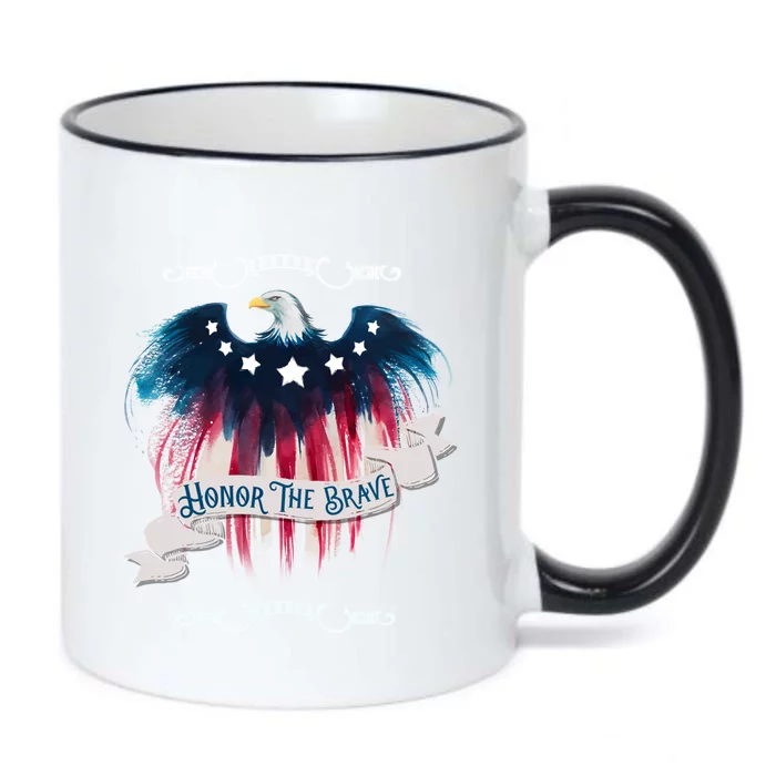 Veterans Day Patriots Meaningful Gift Black Color Changing Mug