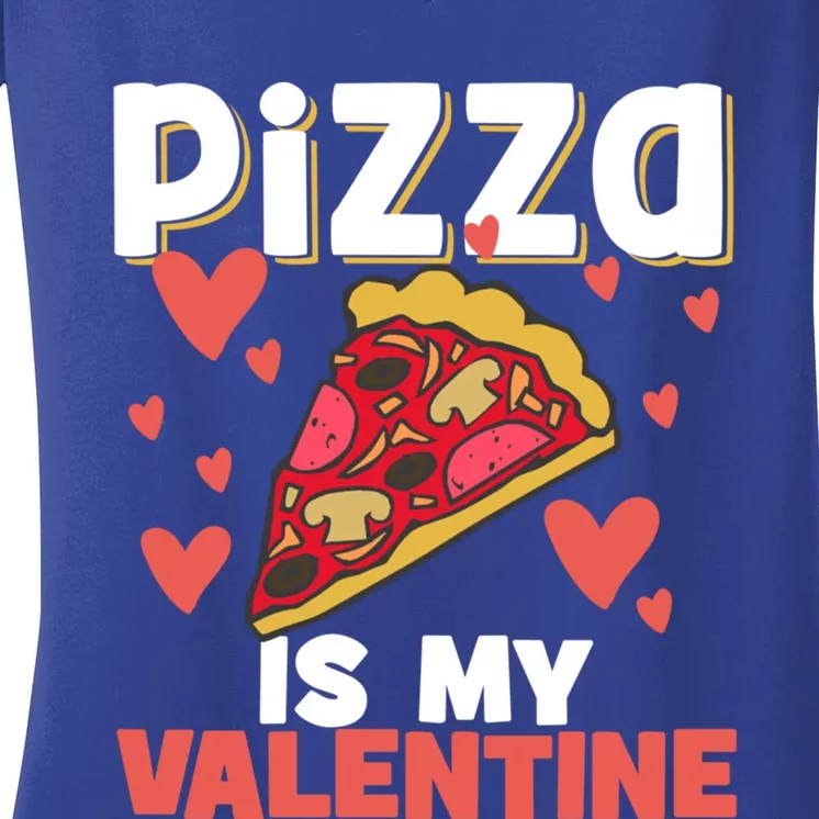 Valentines Day Pizza Lovers Pizza Party Pizza Makers Great Gift Women's V-Neck T-Shirt