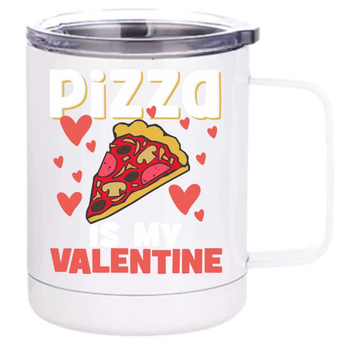 Valentines Day Pizza Lovers Pizza Party Pizza Makers Great Gift Front & Back 12oz Stainless Steel Tumbler Cup