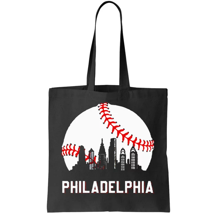 Vintage Distressed Philly Baseball Lovers Tote Bag