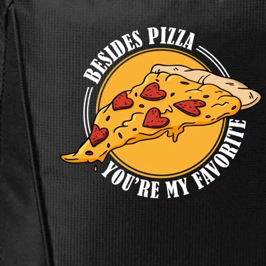 Valentines Day Pizza Party Gift Pizza Eater Funny Pizza Couple Great Gift City Backpack