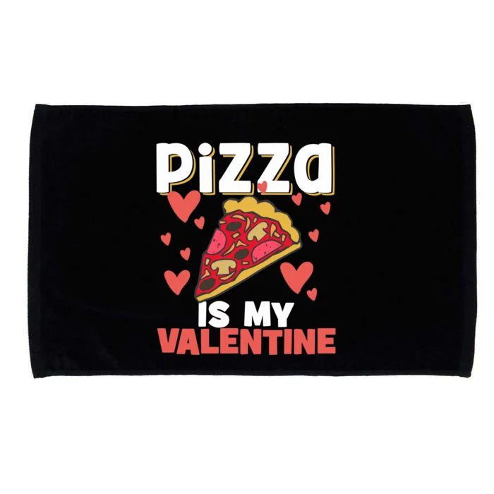 Valentines Day Pizza Lovers Pizza Party Pizza Makers Gift Microfiber Hand Towel