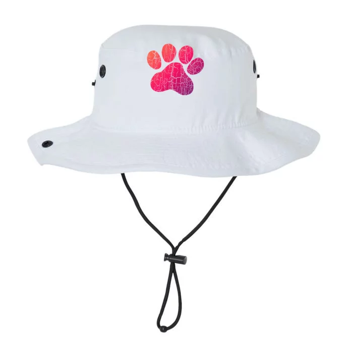 Vintage Dog Paw Funny Gift For Dog Lovers Gift Legacy Cool Fit Booney Bucket Hat