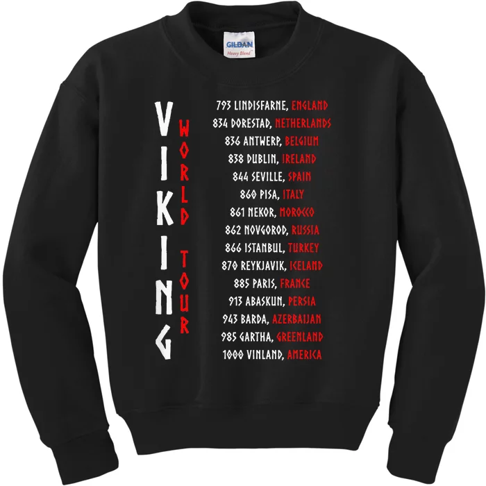 Viking Doublesided Printing Kids Sweatshirt