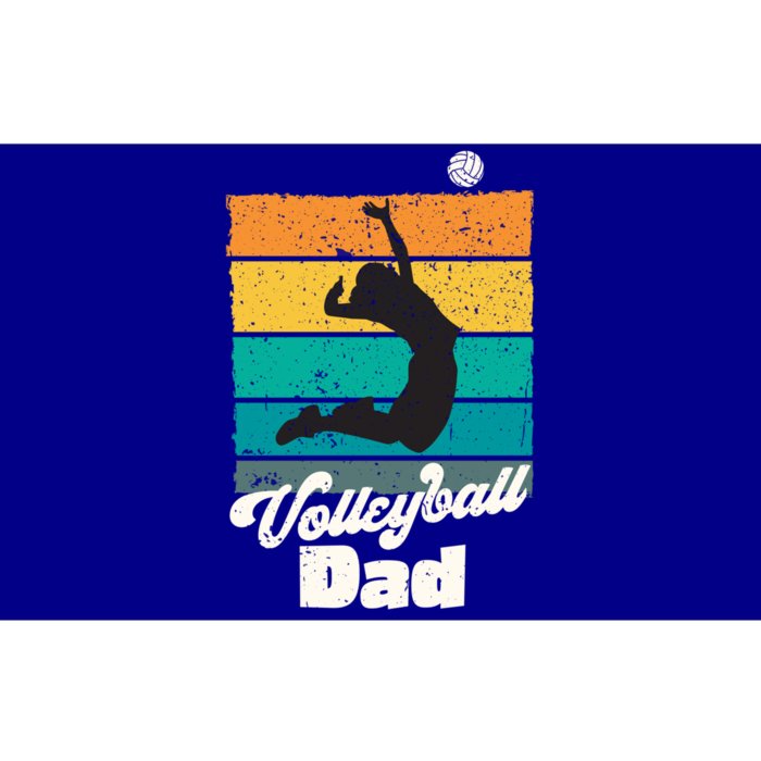 Volleyball Dad Retro Vintage Volleyball Cool Gift Bumper Sticker