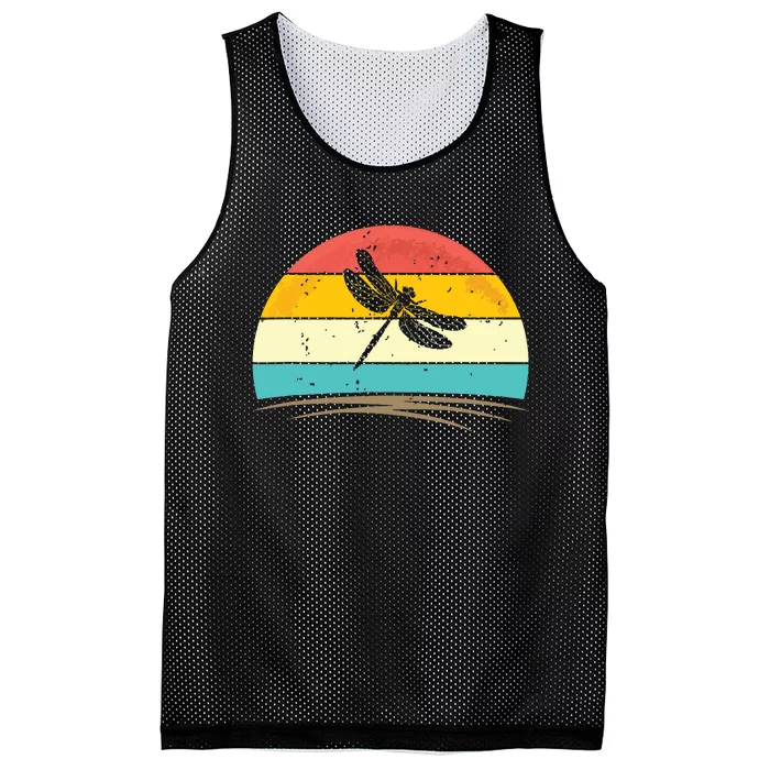 Vintage Dragonfly Retro Distressed Dragonfly Lover Mesh Reversible Basketball Jersey Tank