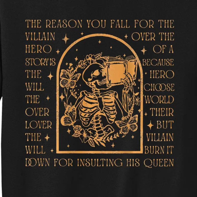 Villain Dark Romance Book Bookish Sweatshirt