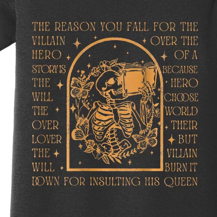 Villain Dark Romance Book Bookish Baby Bodysuit