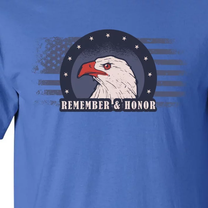 Veterans Day Remember And Honor Gift Tall T-Shirt